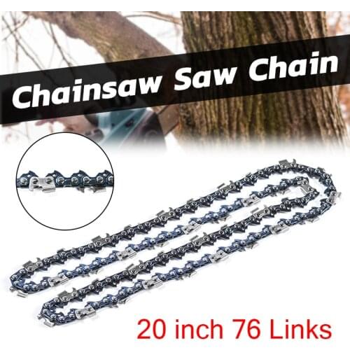 20 inch 76 Links Replacement Chainsaw Saw Mill Ripping Chain For Timberpro 62CC 0.325 Model Surface Smooth For Cutting Lumber