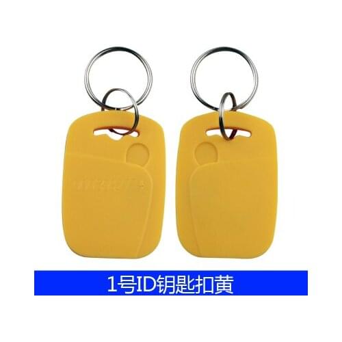 1000pcs/lot RFID 125khz Tags TK4100 Rfid Card Token Key Rfid Tag Access Control Acceso Pulseira 4 COLOR Smart Card ID Keyfobs