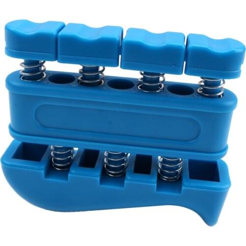 Blue Guitar Hand Finger Exerciser Hand Grip Trainer for Musical Player