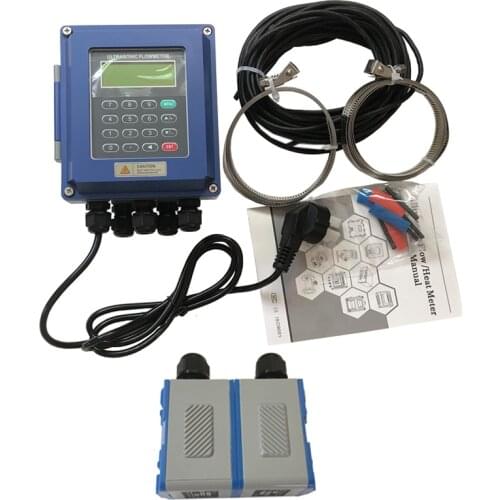 TUF-2000B-TM-1 Transducer DN50mm-DN700mm Ultrasonic liquid flow meter IP67 protection wall-mounted type flowmeters