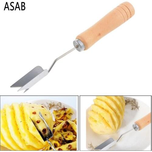 Creative Pineapple Slicer ananas cut Stainless Steel Pineapple Eye Peeler Pineapple Seed Remover Knife Fruit Tools kitchen tools