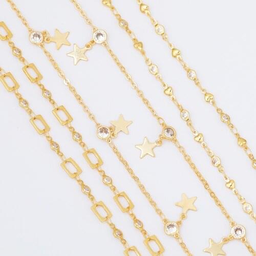 WHSOK 1M/Lot Jewelry Accessories/Hand Made/Bracelet Parts/DIY Making/Rhinestone Copper Chains/Jewelry Findings & Components