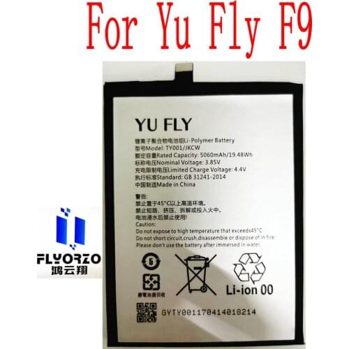 NEW High Quality 5060mAh TY001/JKCW Battery For Yu Fly F9 Mobile Phone