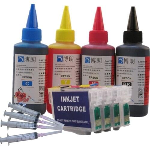 129 T1291 refillable ink cartridge for epson SX525DW B42WD BX305 BX305FW 320FW BX525WD BX535WD BX625FWD BX630FW BX635FWD printer