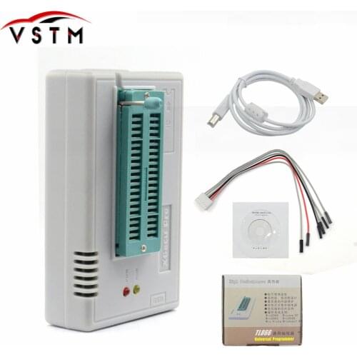 2018 Newest V7.21 TL866II plus TL866A Nand Flash 24 93 25 mcu USB BIOS EEPROM PIC AVR Universal Programmer Free Shipping