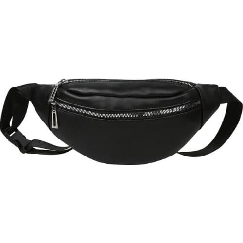 2021 Fashion Pack Waist Bag New Belt Bag Women Waist Pack PU Leather Chest bag