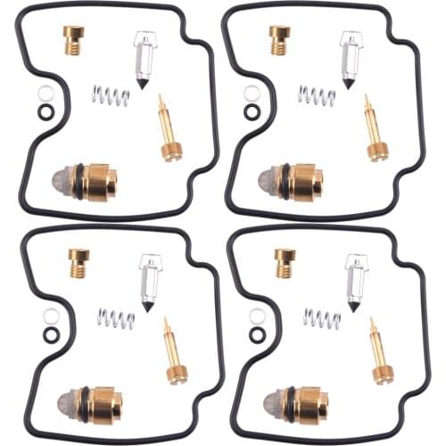 4Sets New Carburetor Repair Kit Float Needle Fit for Yamaha FZS 600 Fazer 1998 1999 2000 2001 2002 2003