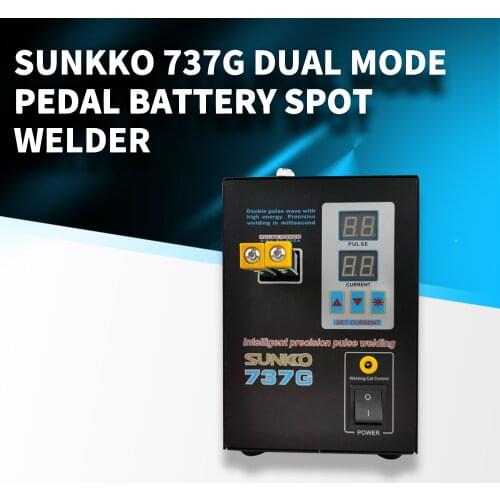 Battery Spot Welder 4.3KW SUNKKO 737G High Power Automatic Spot Welding Machine For 18650 Lithium Batteries Pulse Spot Welders