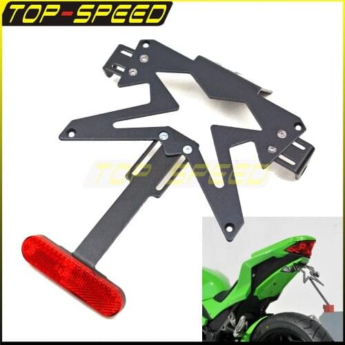Motorcycle Tail Tidy Number Plate Holder Fender Eliminator Aluminum For Kawasaki Z750 Z800 Z900 ER6N ER6F