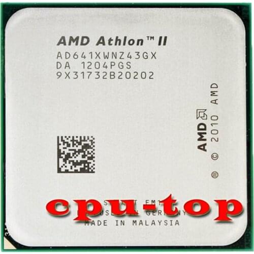 Free Shipping AMD Athlon II X4 641 2.8GHz Quad-core CPU Processor AD641XWNZ43GX Socket FM1