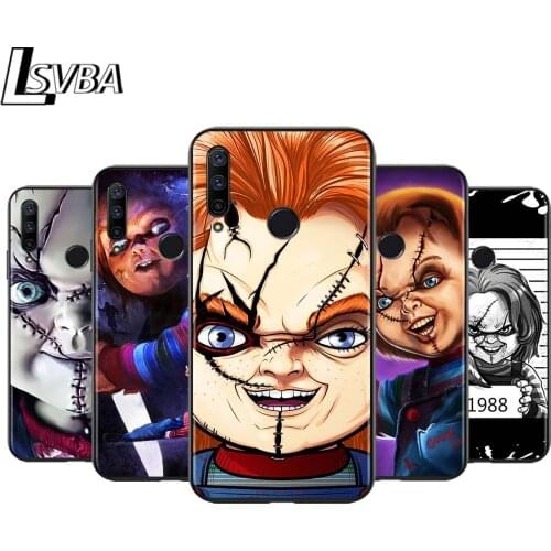 Chucky Terror for Huawei Honor 30 20S 20 10i 9S 9A 9C 9X 8X 10 9 Lite 8A 7C 7A Pro Phone Case Black Cover