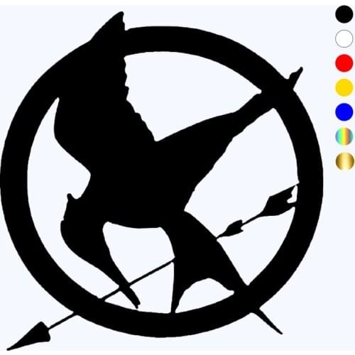 CK20035# Vinyl Decal Hunger Games Car Sticker Reflective Waterproof Car Styling Decor on Motorcyle Truck Bumper Rear Window