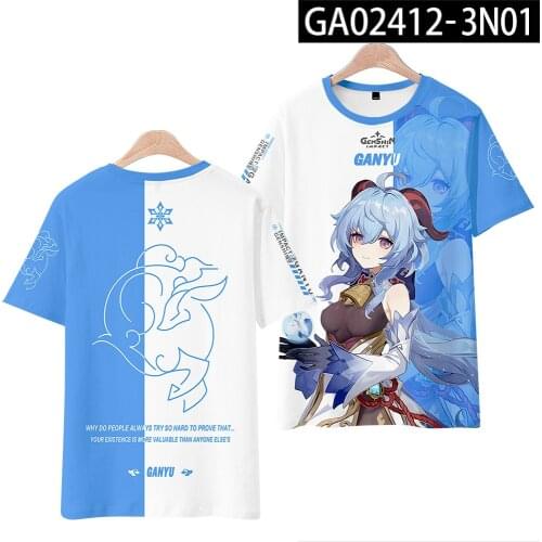Anime Honkai Impact 3 3D T Shirt Women Men Summer Fashion Short Sleeve Funny Tshirt Cool Graphic Tees Streetwear Cosplay Costume