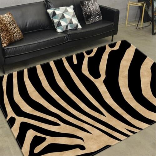 Animal Pattern Carpet Bedroom Bedside Living Room Rug Flannel Large Floor Mat For Kitchen Room Decoration Sponge Balcony Mat