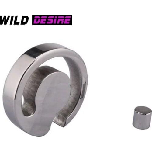 Stainless steel metal Ball Stretcher Scrotum Delay ejaculation BDSM Sex Toy for men penis lock cock Ring Heavy Duty weight male