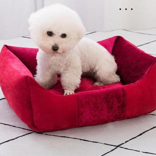 Soft Pet Bed For Dogs Washable House For Cat Pet Bed Warm Pet Products For Small Medium Large Dog Puppy Cotton Kennel Mat