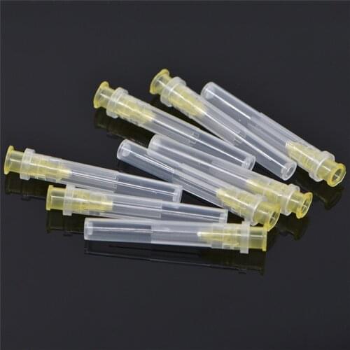 10pcs/bag Dental Endo Irrigation Needle Tip 30GA End-Closed & half cut Endo Syringe End-Closed Side Hole