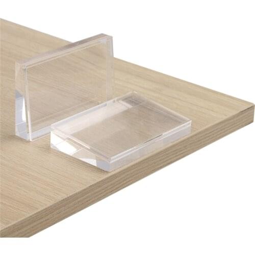 Tabletop Sign Holder Acrylic Mobile Cellphone Price Tag Slant Block Photo Square Label Stand Phone Advertising Display Frame