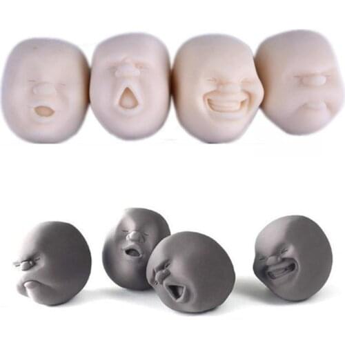 New Humorous Face Top Anti-stress Helper Stress Pressure Reliver Vent Ball Kids Children Gift Toy wholesale best gift