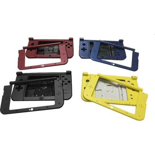 Original Three Set Top & Bottom Middle Frame & Battery Shell Cases For NEW 3DS XL Console