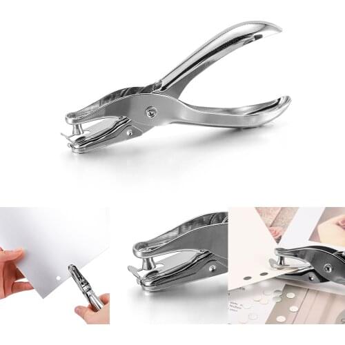 1pcs Handle Hole Punch Plier Circle Card Cut Hole Cutter Single Hole Puncher for Jewelry Making Package Accessories Tools