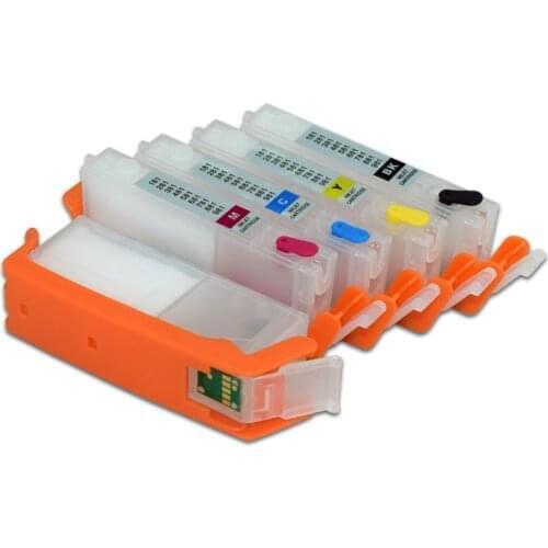 PGI 580 581 refillable ink cartridge with permanent chip For canon PIXMA ts705 TR7550 TR8550 TS6150 TS8150 TS9150 TS9155printer