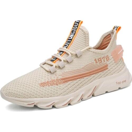 Breathable Casual Shoes Mens Light Sneakers Shoes In Shoes Mesh Flats Shoes Fashion Outdoor Casual Shoes for Mens Mixed Colors