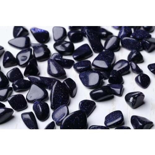 The natural blue sand crystal mineral MacAdam is a beautiful therapeutic product
