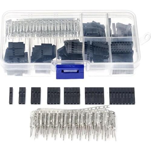 310pcs 2.54mm DuPont shell jumper connector shell with terminal kit