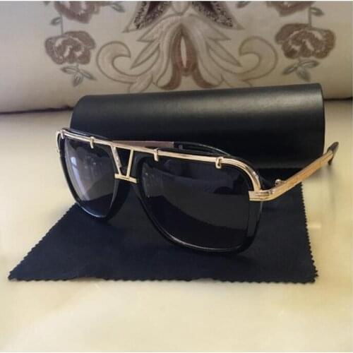 KAPELUS Sunglasses Brand Metal sunglasses 40190B Matching black leather box