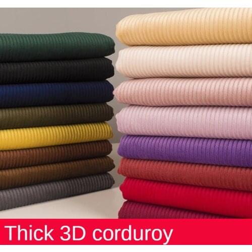 Thickened wick velvet fabric sofa pillow diy clothing pants fabric plush cloth sequin sewing brocade Black blue solid color