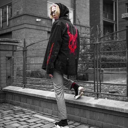 Graffiti Skulls Jacket Men Hip Hop Windbreakers Hoody Jacket Slim Fit Mens Spring Autumn Summer Streetwear Thin Coat