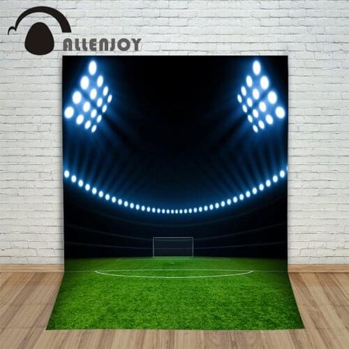 Vinyl photo studio background Football game green sport backdrop picture childrens photocall