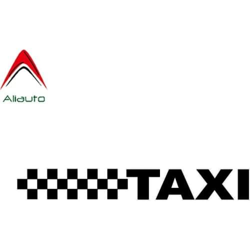 Aliauto TAXI Funny Novelty Car Sticker Vinyl Personality Sunscreen Waterproof Decals Motorcycles Accessories,16cm*2cm