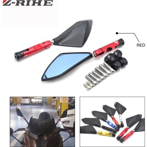 Universal 7/8"" 22mm handle bar motorcycle bar end mirror Motorcycle Mirror for Kawasaki z800 z750 z250 z1000 er6n er6f NINJA