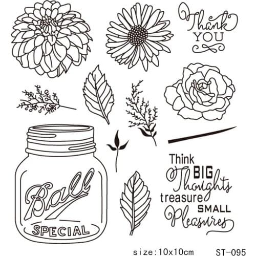 10x10cm Puppet Clear Stamps Transparent Seal Silicone Seal TPR Christmas Wedding Roller Stamps DIY Scrapbook Album Card