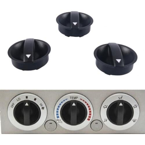 3Pcs Heater Fan Control Knob Heater Temperature HVAC Fan Control Knob Replacement 5590004020 5590004030 for Toyota Tacoma 05-11