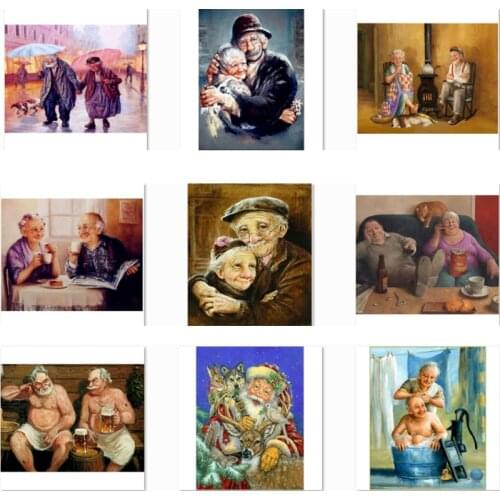 Diamond painting full drill, landscape, diy ,5d, diamond embroidery animal, old people,diamond mosaic painting NEW