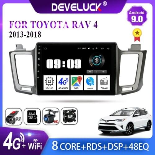 2 din Android Car Radio Multimedia Video Player For Toyota RAV4 RAV 4 2005-2013 2014-2018 2din Audio Stereo DVD GPS navigation