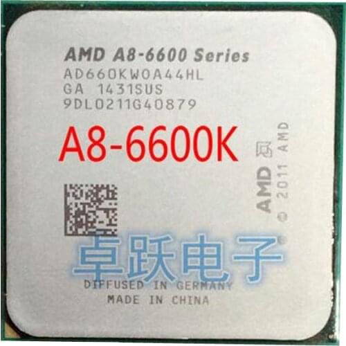AMD A-Series A8-6600K A8 6600K FM2 Quad-Core CPU 100% working properly Desktop Processor free shipping