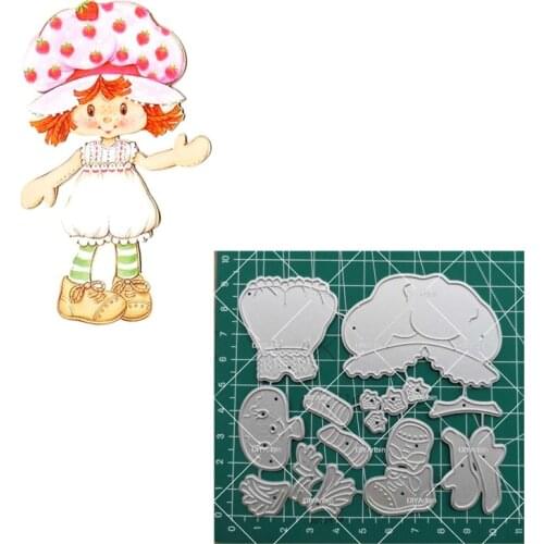 Girl Doll Metal Cutting Dies Stencils for DIY Scrapbooking Album Stamp Paper Card Embossing New 2019 Die Cut