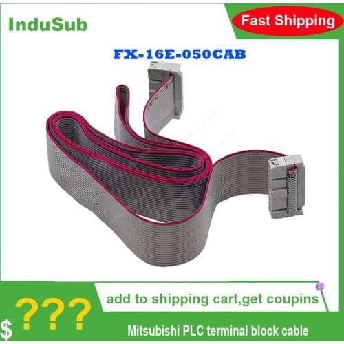 FX-16E-050CAB PLC terminal block cable FX16E050CAB 0.5m 1m 1.5m 2m 3m