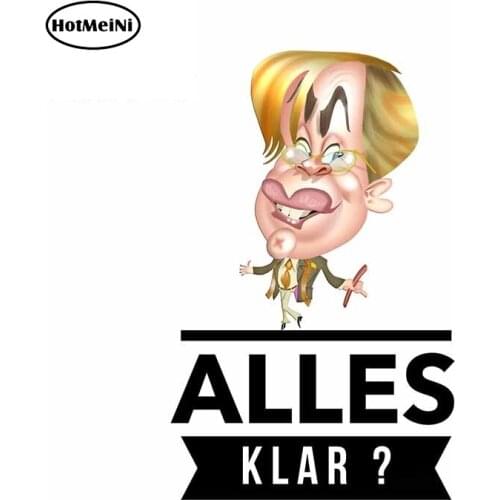 HotMeiNi 13cm x 8.5cm For Herr Lipp Car Repair Sticker DIY Decal Waterproof Anime Surfboard Vinyl Material For JDM SUV RV