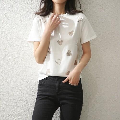 JINYUQIXIANG Women's Silk T-Shirts