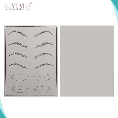 Eyebrow lips tattoo practice skin Permanent Makeup Eyebrow Tattoo Practise latex microblading Training Skins tattoo supplies