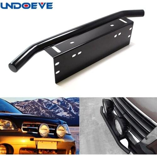 Undoeve Holder License, aluminum alloy Bracket Front Bull Bar Bumper for Led Light Bar, Off Road Light Bar, Light Bar