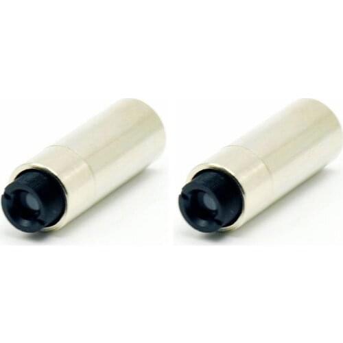 2pcs 5.6mm TO-18 Laser Diode DIY Metal Housing Case w Adjustable Dot Focus Lens 12x30mm