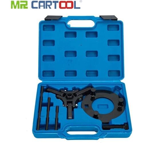 6Pcs Car timing belt changing tool set for Mazda and Chrysler Three-jaw Harmonic Balancer Dampener Puller