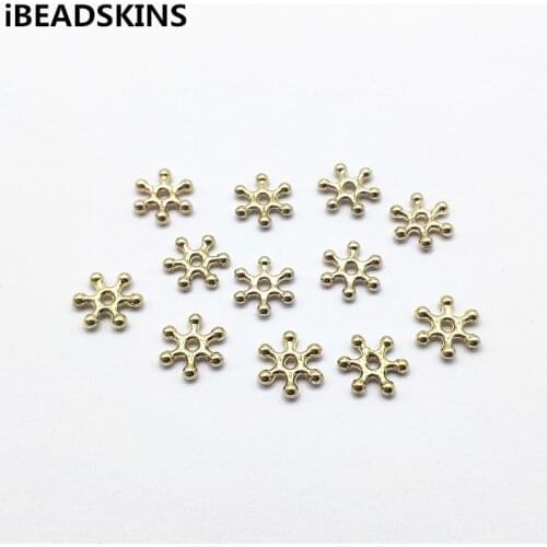 New arrival! 12x2.5mm 2000pcs CCB Silver color Snowflake spacer beads for Earrings parts,hand Made Earrings Findings Jewelry DIY
