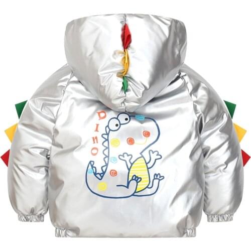 Autumn New Childrens Coat Cartoon Dinosaur Zipper Jacket Boys Girls Baby Outdoor Clothes Jacket Children Windbreaker Jacket
